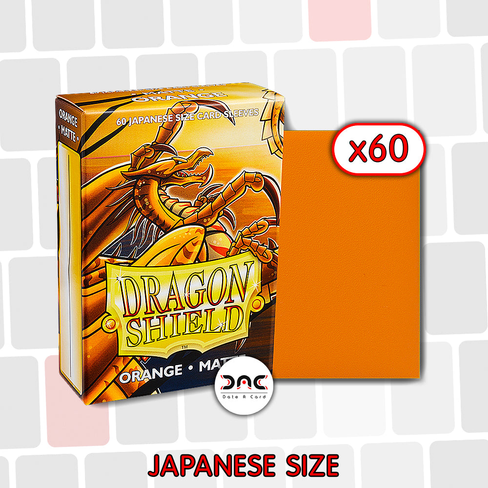 Dragon Shield - Japanese Mat - Orange - Paquet de 60
