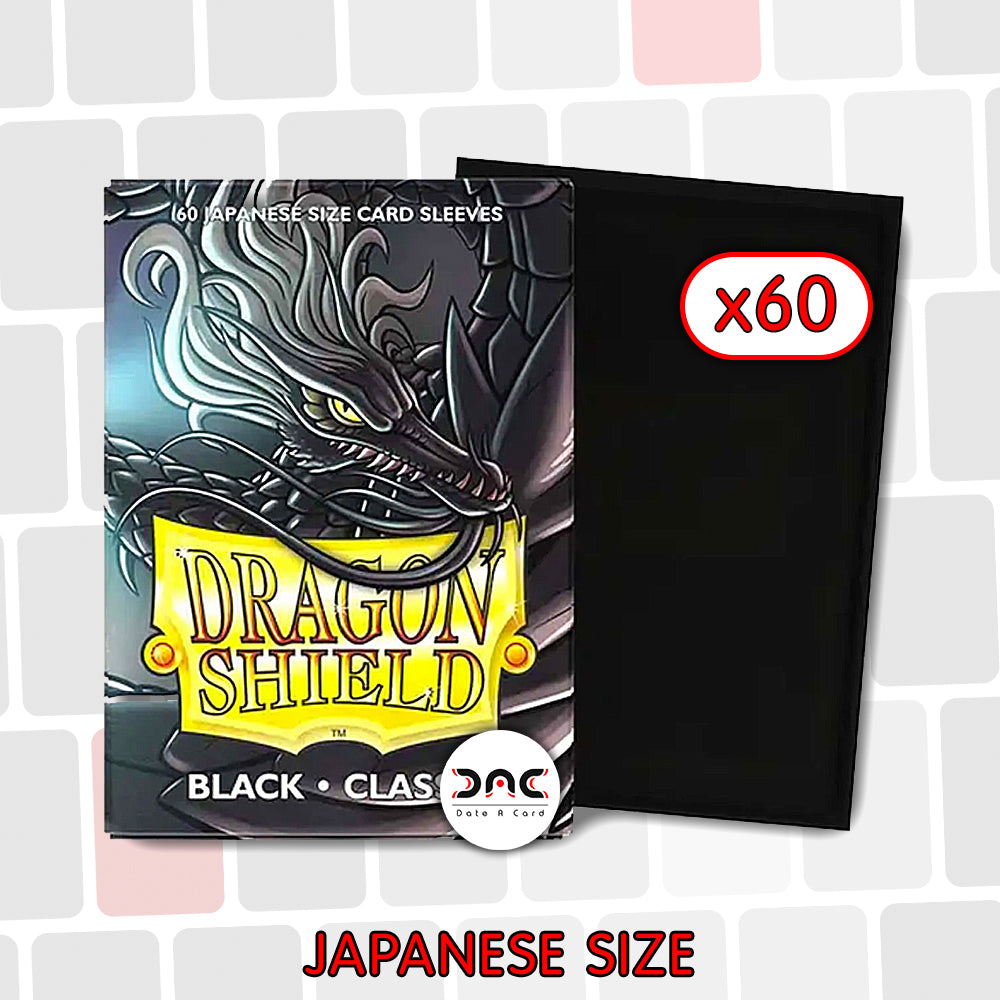 Dragon Shield - Japanese Classique - Black - Paquet de 60