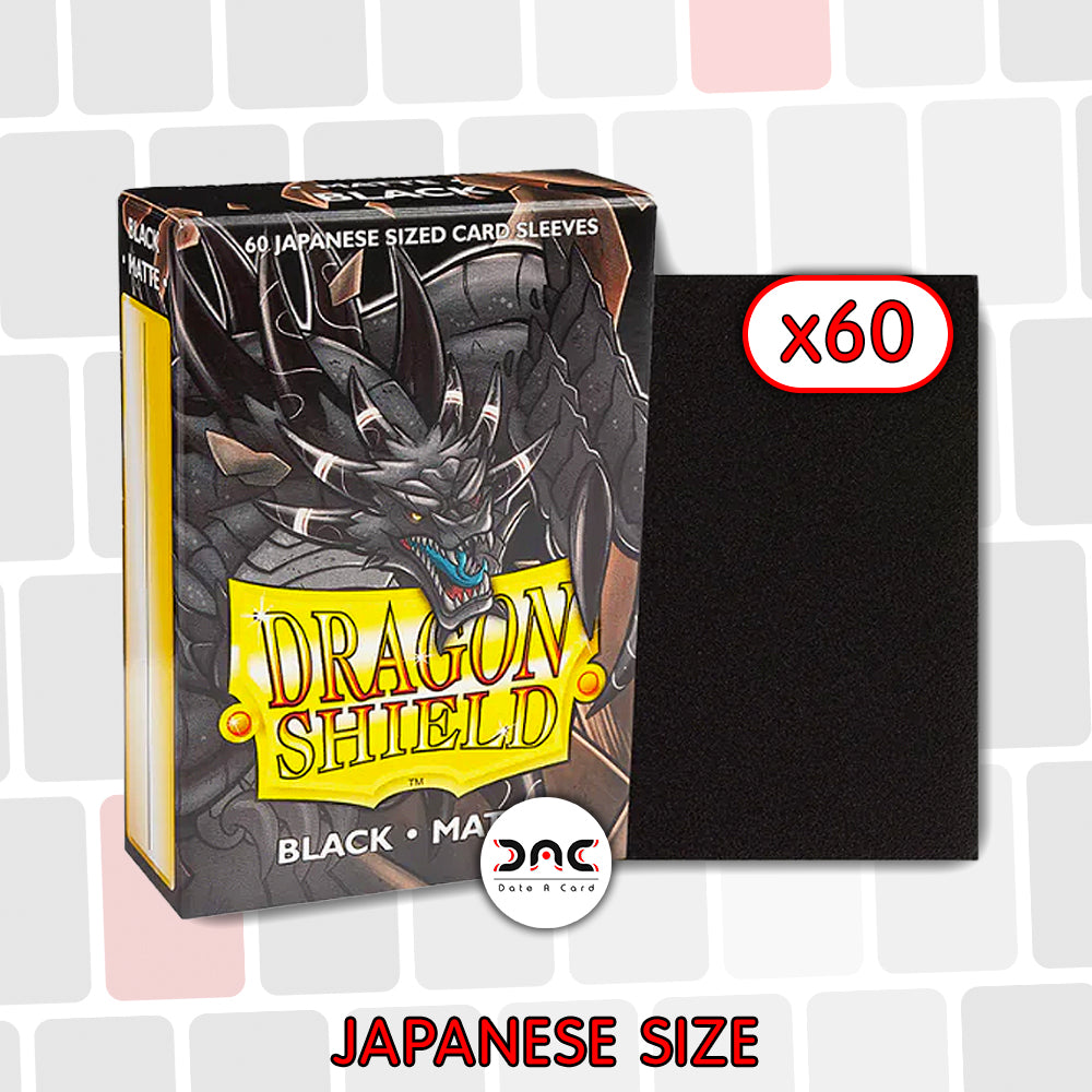 Dragon Shield - Japanese Mat - Black - Paquet de 60