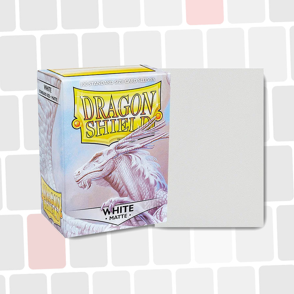Dragon Shield - White Standard Mat - Paquet de 100