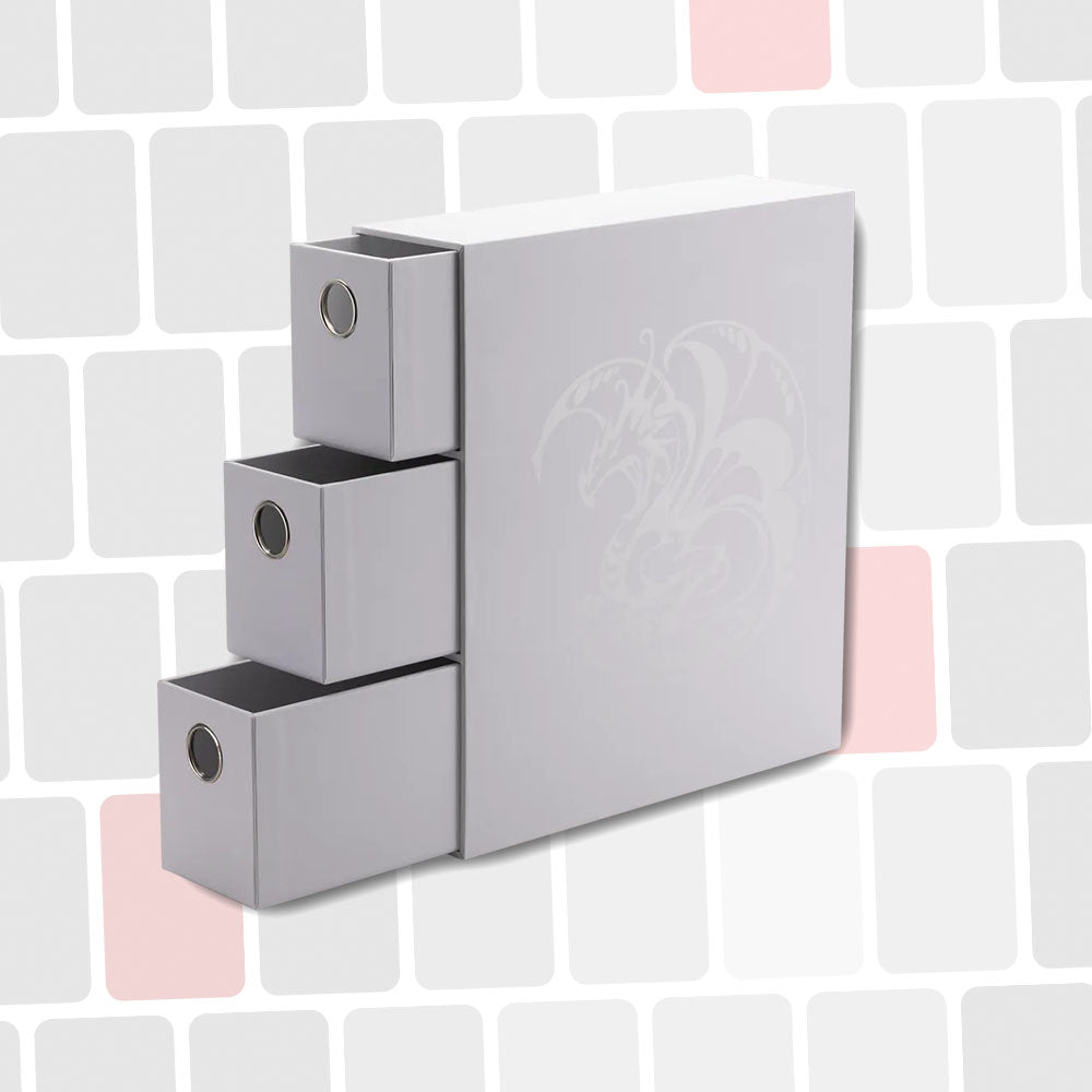 Tiroirs de Rangement Fortress - Dragon Shield Blanc