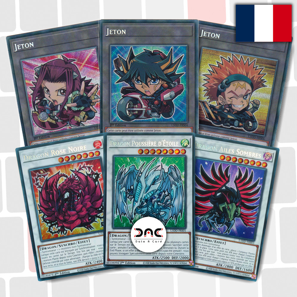 Pack Dragons 5d's et Jetons L5DD Yu-Gi-Oh!