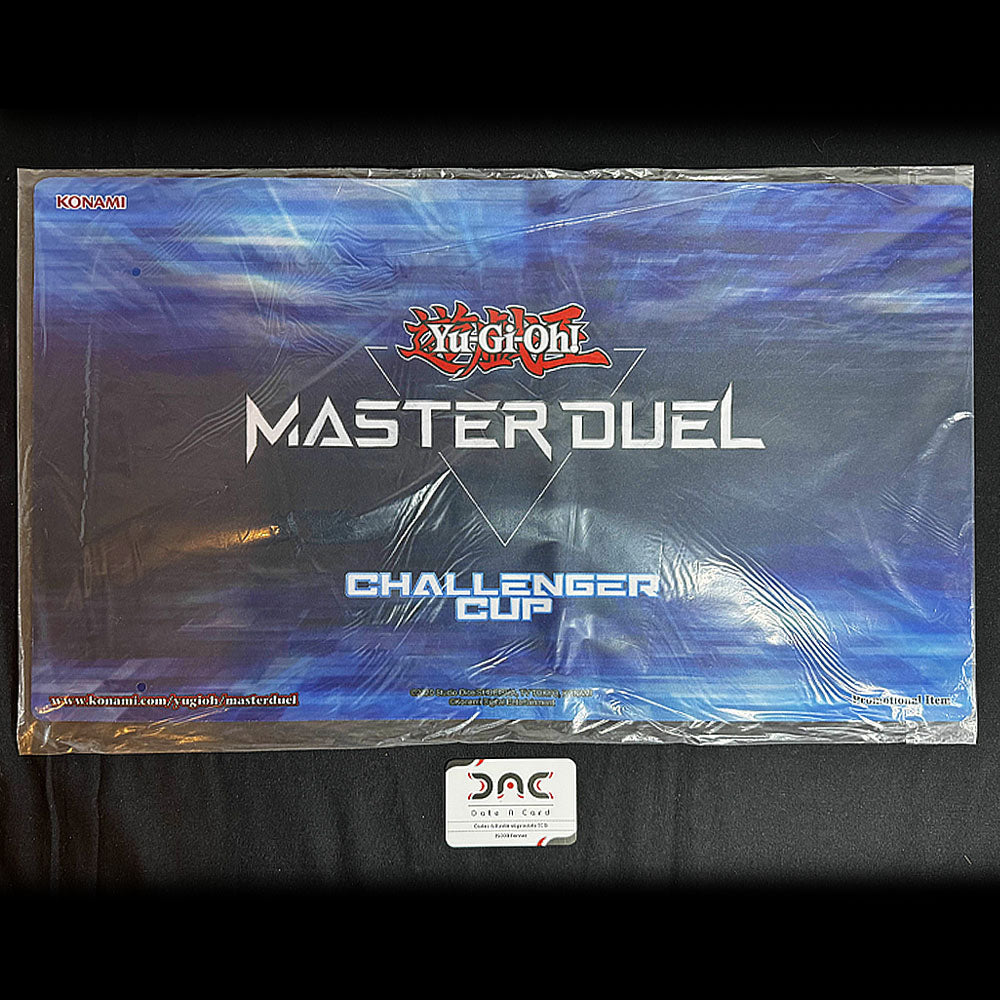 Tapis de jeu Yu-Gi-Oh! - Challenger Cup Bleu - Master duel