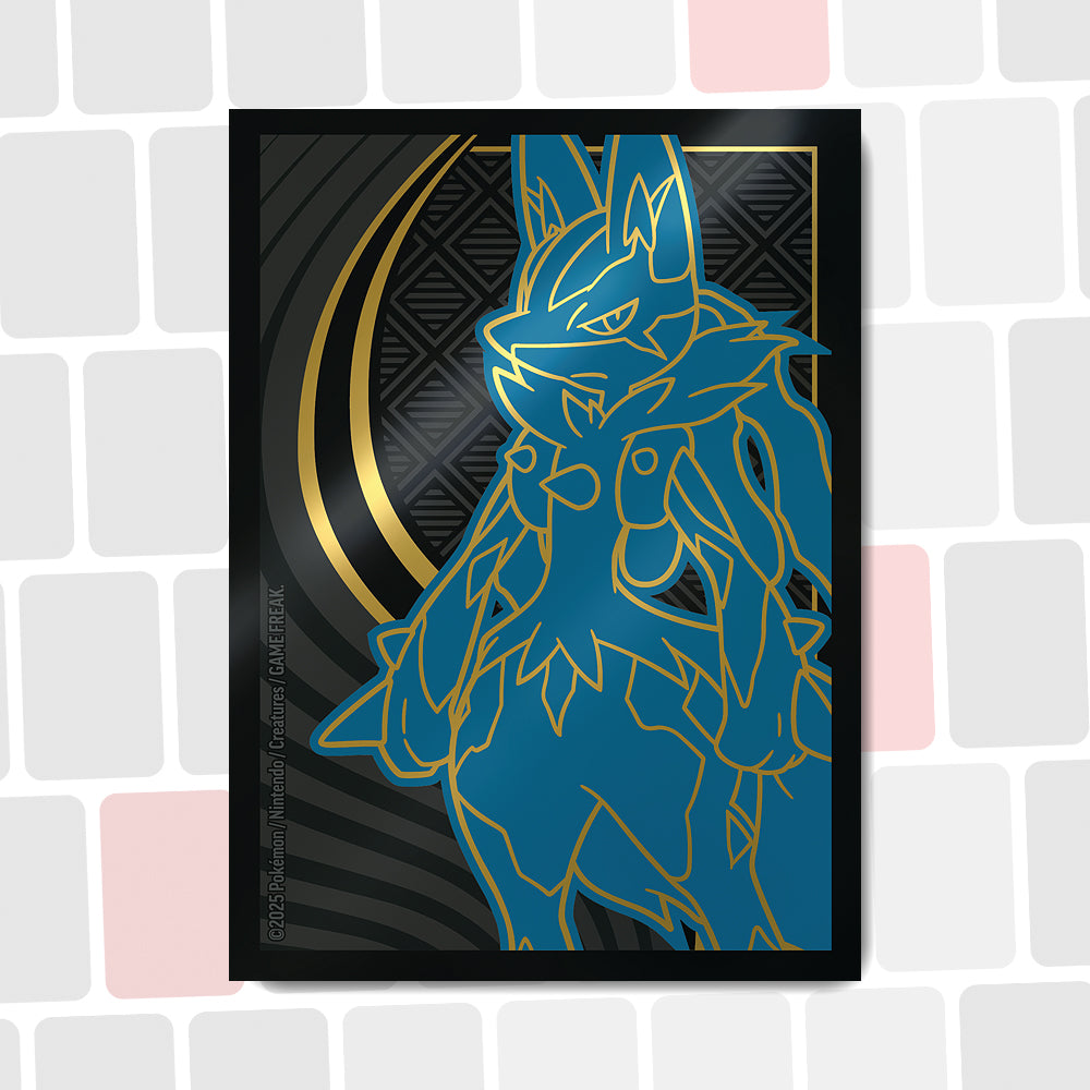 Méga Lucario - 65 protège-cartes Pokémon