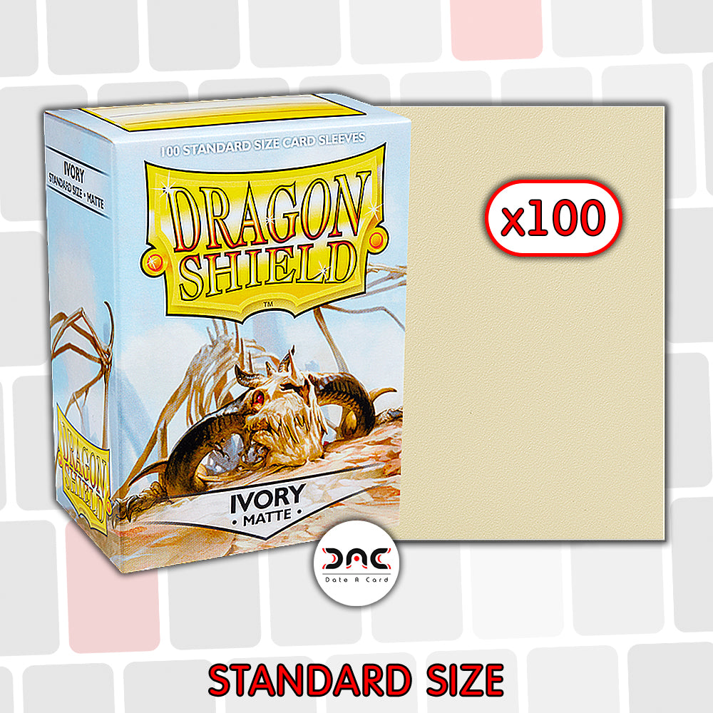 Dragon Shield - Standard Mat - Ivory- Paquet de 100