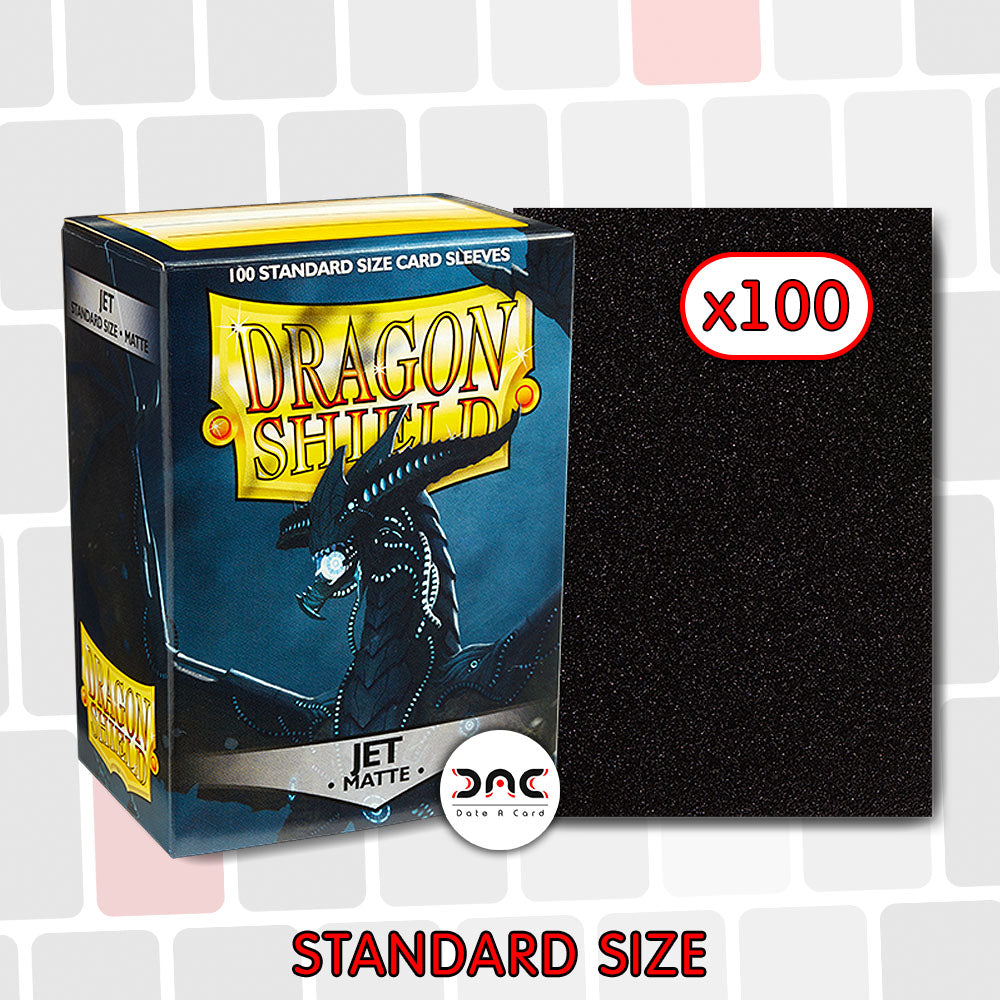 Dragon Shield - Standard Mat - Jet - Paquet de 100