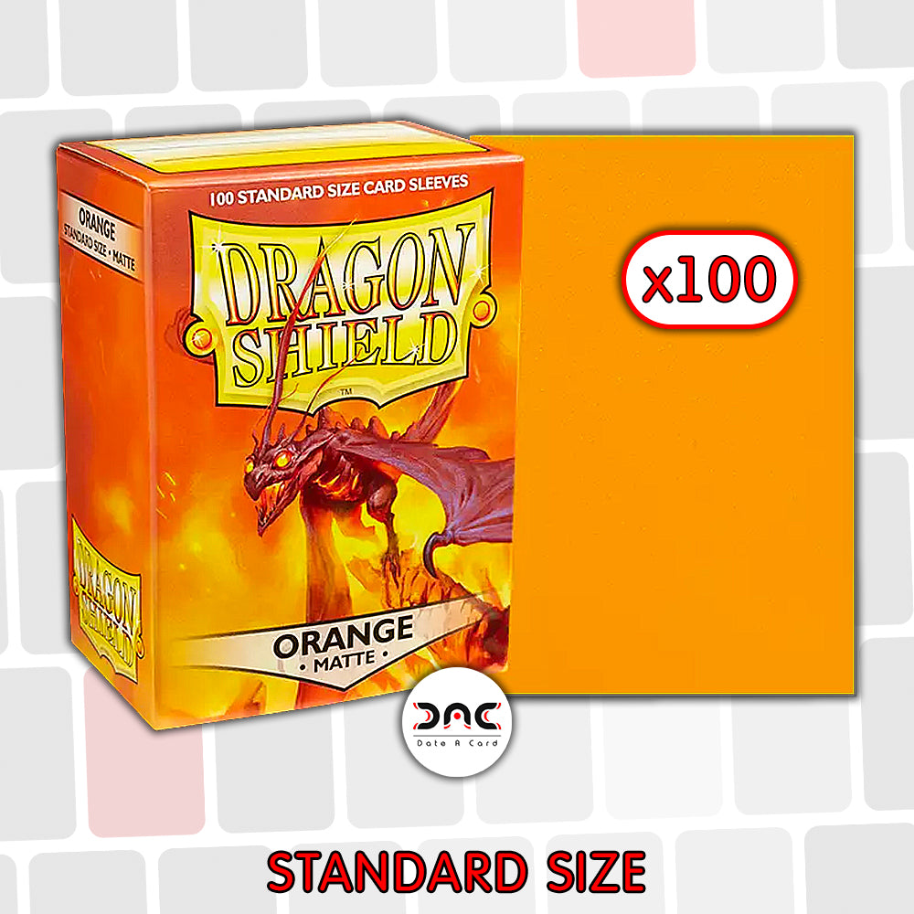 Dragon Shield - Standard Mat - Orange - Paquet de 100