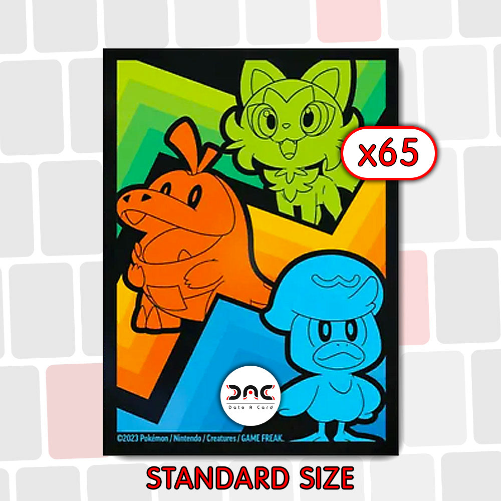 Pokémon - 65 Protège-cartes - Poussacha/Chochodile/Coiffeton