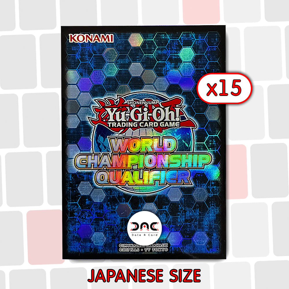 Yu-Gi-Oh! - 15 Protège cartes exclusifs - WCQ Top Cut WCQ 2019 Bleu