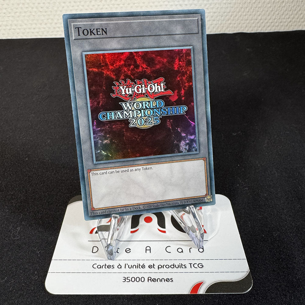 Jeton Championnats du monde Yu-Gi-Oh! 2025 - Rouge