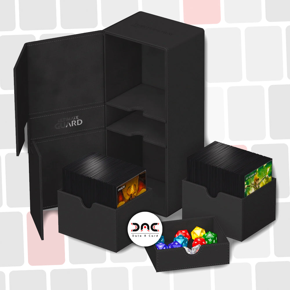 Ultimate Guard - Deckbox 266+ XenoSkin Twin Flip'n'Tray Noir