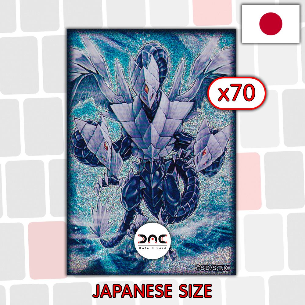Yu-Gi-Oh - 70 Protège cartes OCG - Trishula dragon de la barrière de glace
