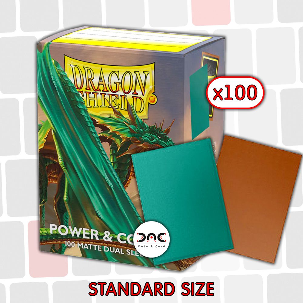 Dragon Shield - Standard Dual Mat - Power & Copper - Paquet de 100