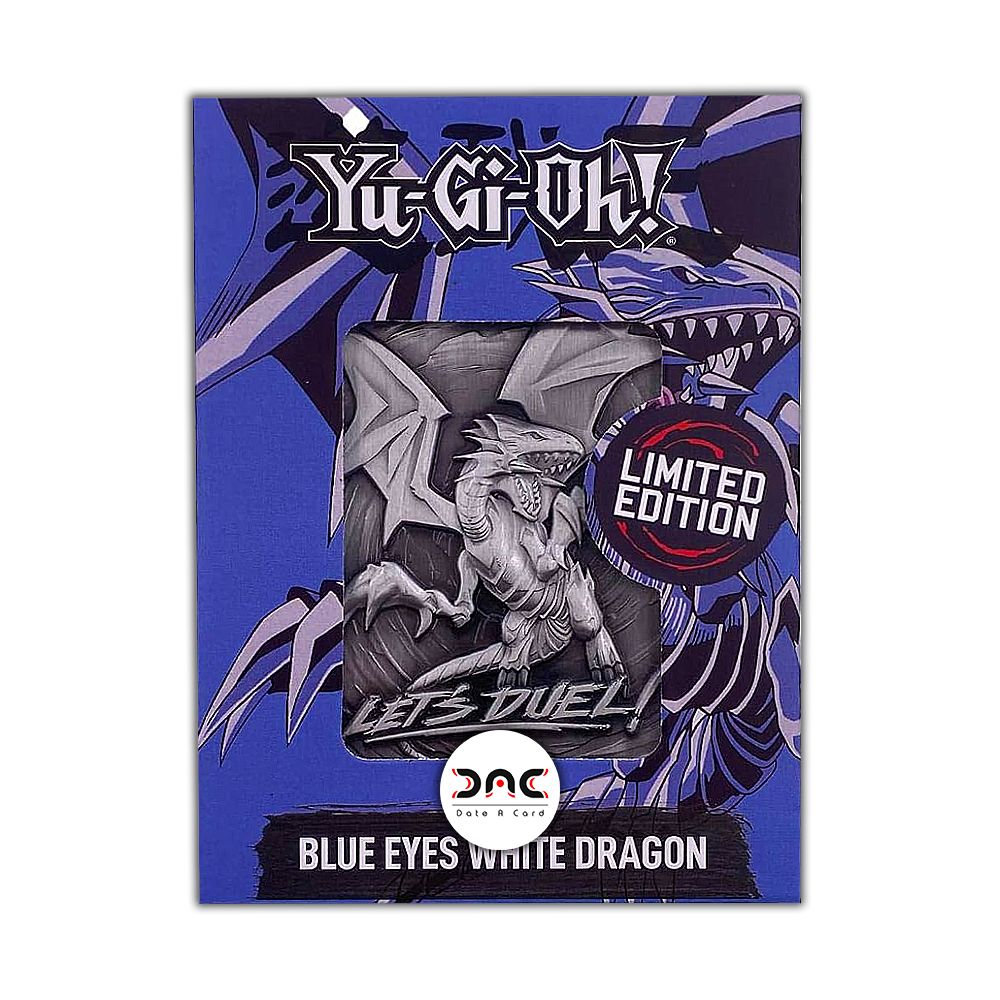 Yu-Gi-Oh ! - Limited Edition Silver Plated - Blue eyes white dragon