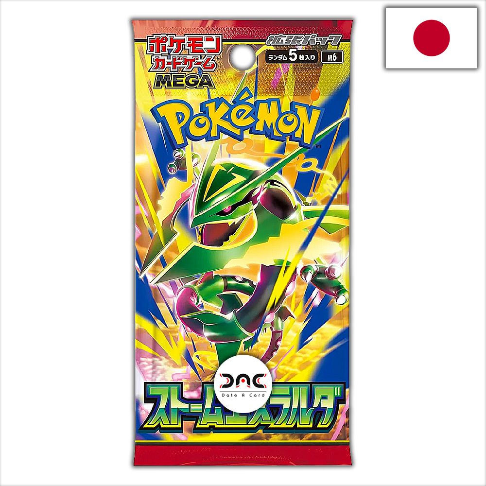 Pokémon - Booster de 5 cartes - Japonais - Storm Emeralda - ME6