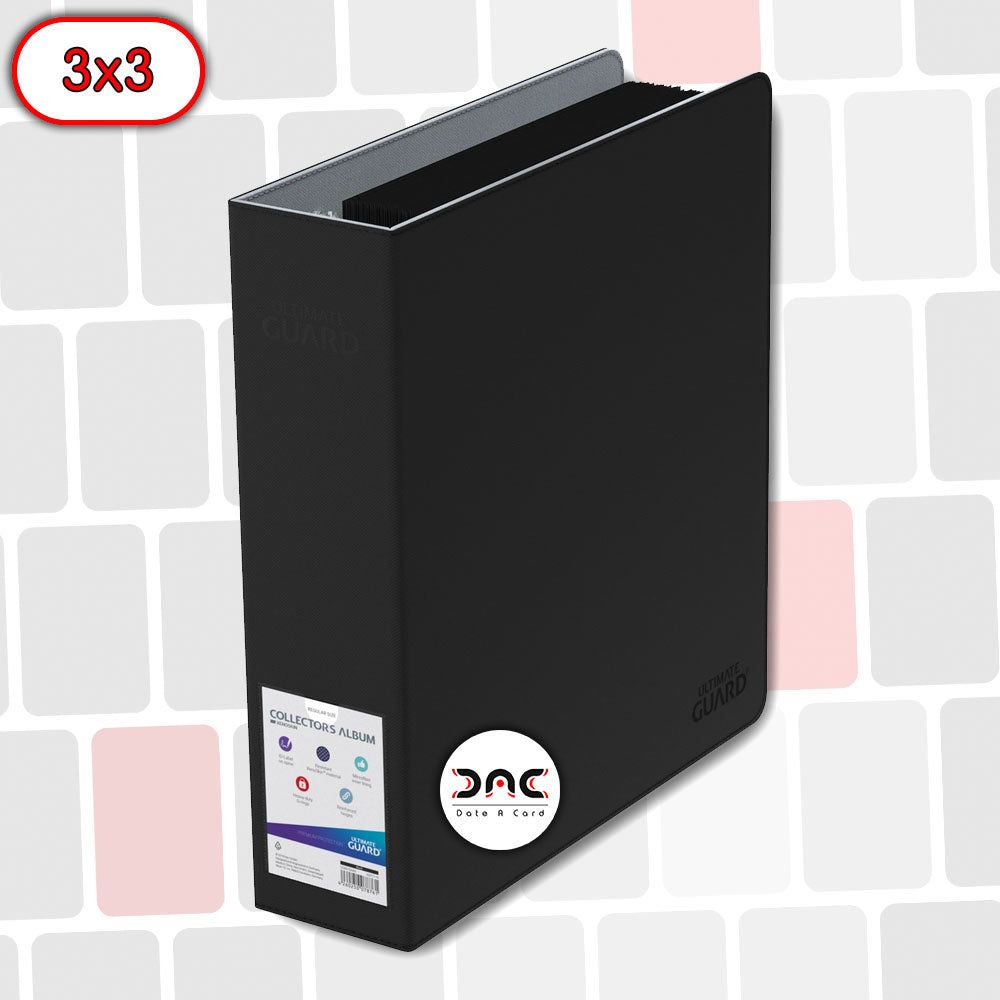 Binder Compact Size Ultimate Guard - Noir/Black 3*3