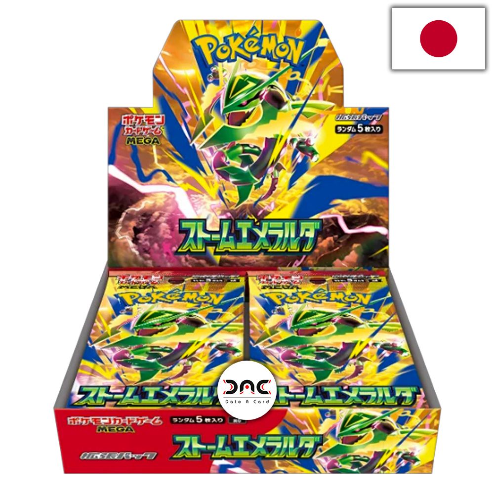 VAULT - Pokémon - Display de 30 boosters - Japonais - Storm Emeralda - M6