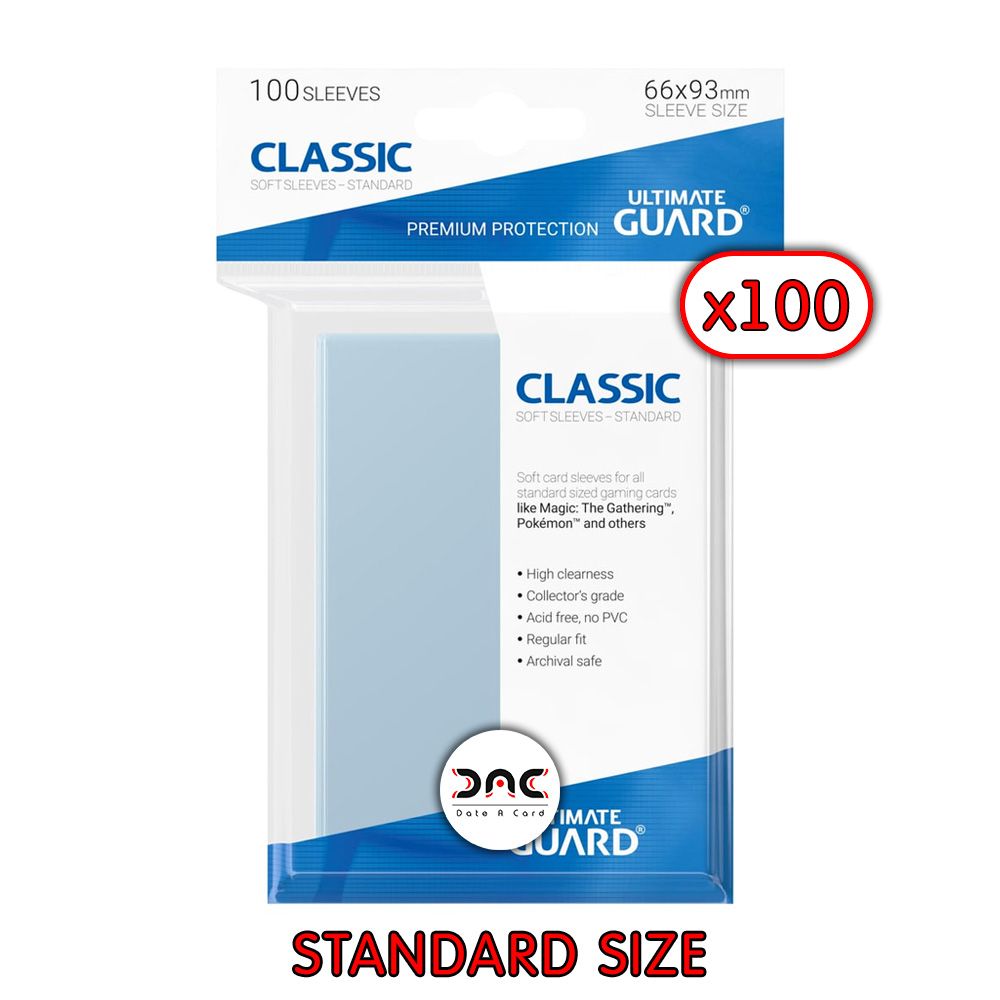 Ultimate Guard - Standard Classic fit - Transparente - Paquet de 100