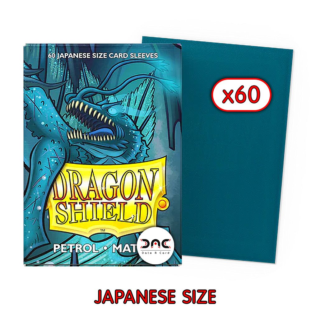 Dragon Shield - Japanese Mat - Petrol - Paquet de 60