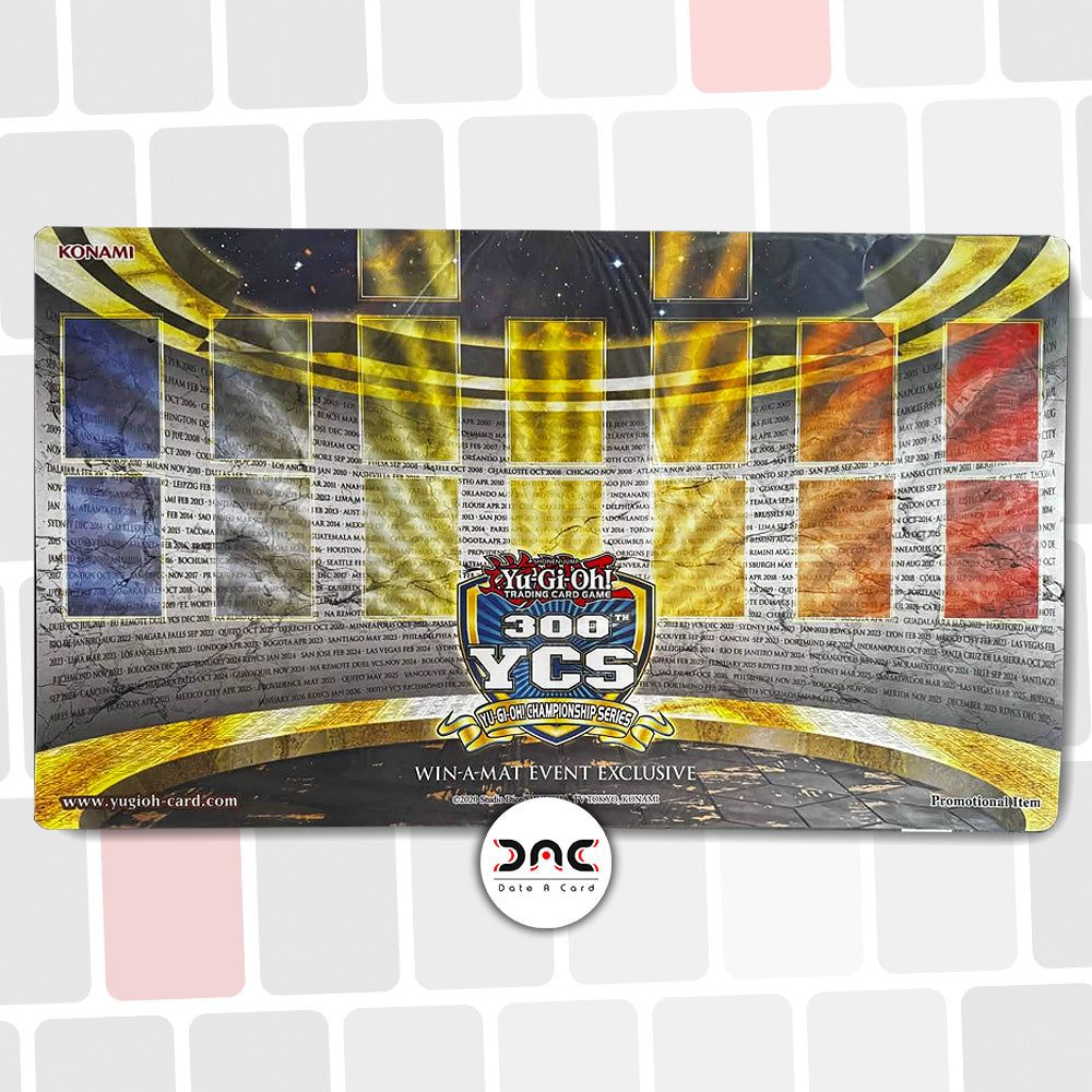 Tapis de jeu Yu-Gi-Oh! - 300th YCS Dortmund - Win-a-Mat Exclusive