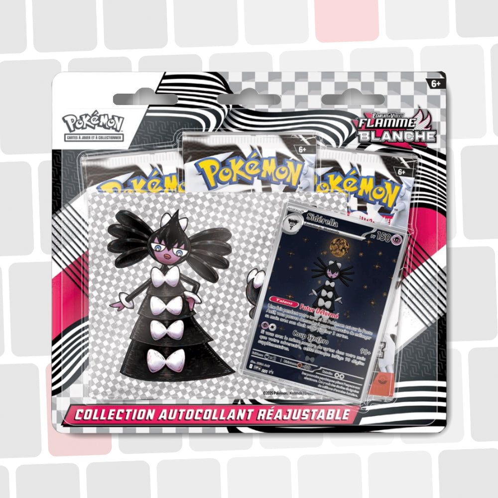 VAULT - Pokémon - Collection Autocollant Pokémon : EV 10.5 Noir et Blanc - Sidérella