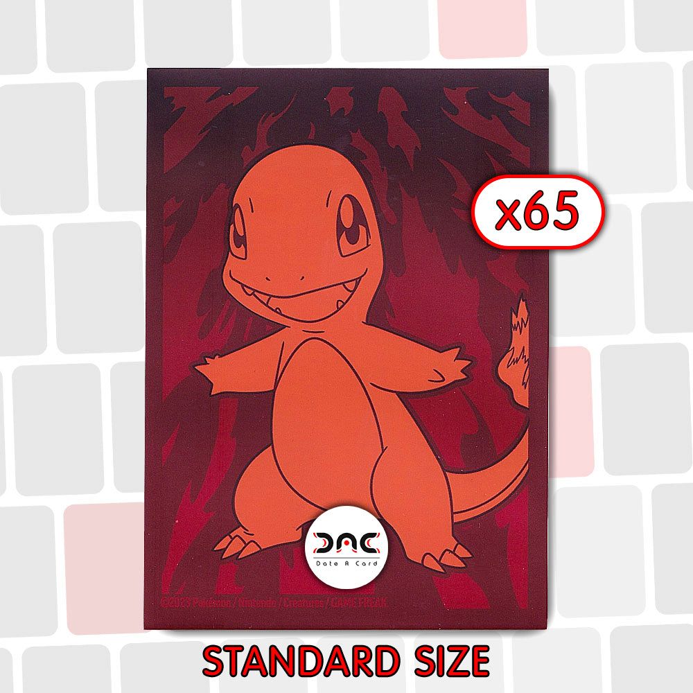 Pokémon - 65 Protège-cartes - Salamèche