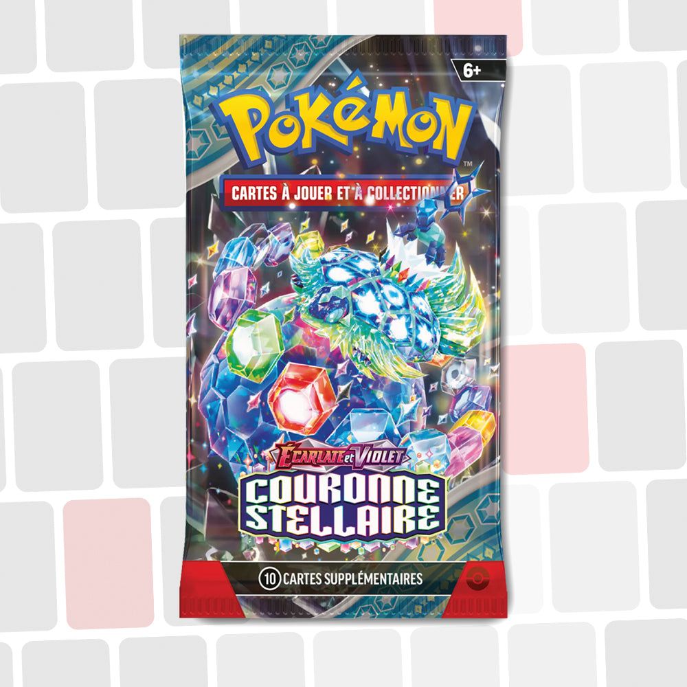 VAULT - Pokémon - Booster de 10 Cartes Couronne Stellaire EV07