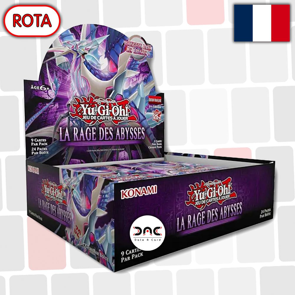 Yu-Gi-Oh! - Display de 24 Boosters - La Rage des Abysses - Français - ROTA