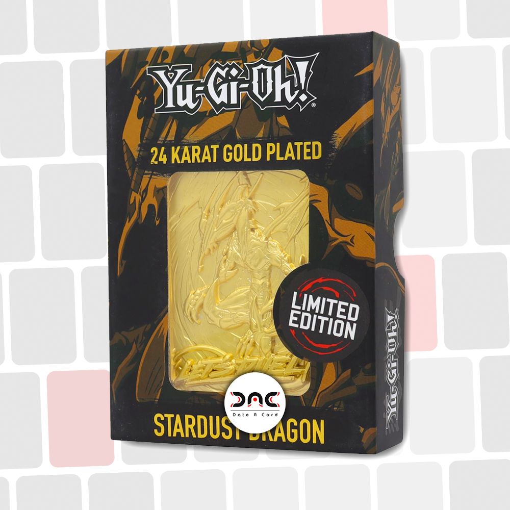 Yu-Gi-Oh ! - Limited Edition 24k Gold Plated - Stardust Dragon