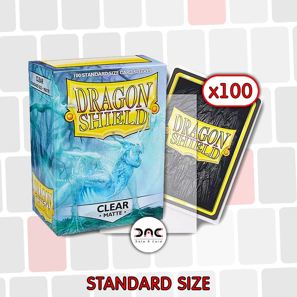 Dragon Shield - Standard Mat - Clear Matte - Paquet de 100