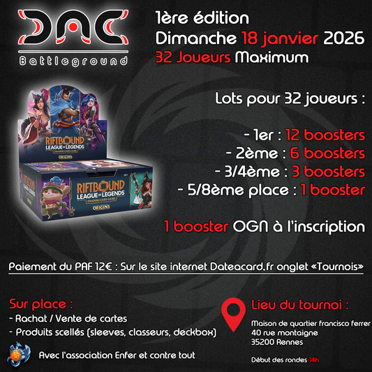 Un tournoi Riftbound à Rennes !