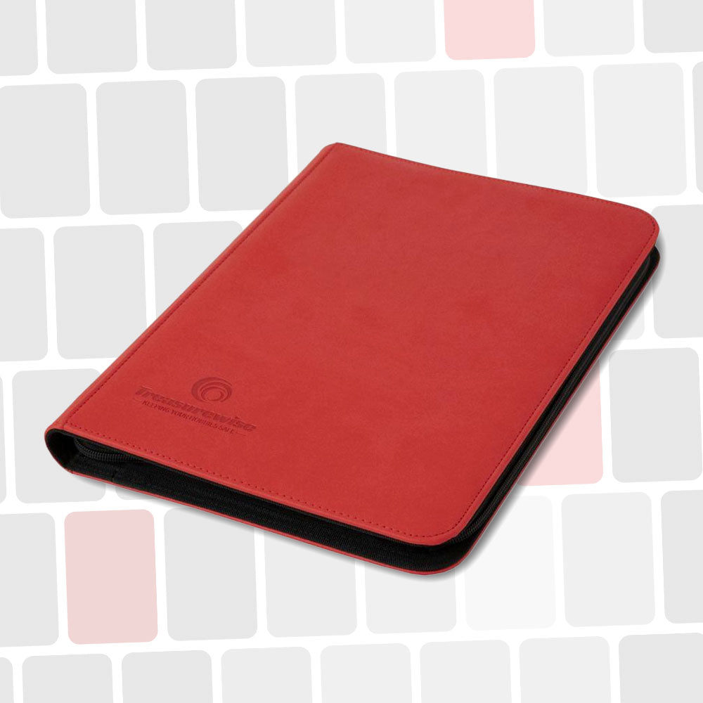 WiseGuard Zip Binder - Rouge/Red 3*3