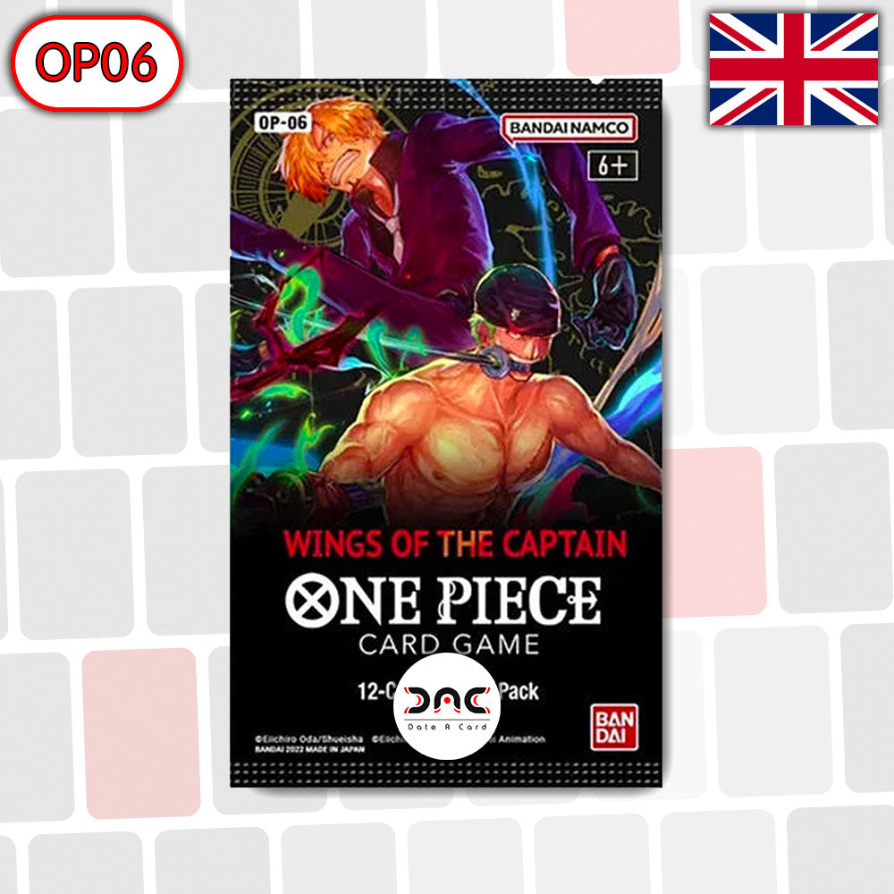 One Piece - Booster de 12 Cartes - Wings of the Captain - OP06 - Anglais