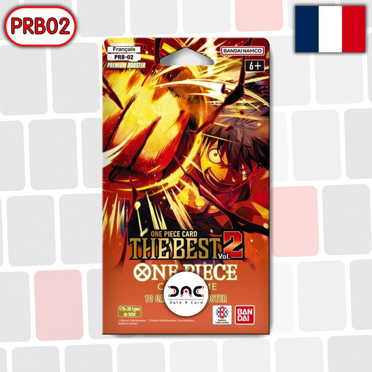 One Piece - Booster Blister Cartonné 10 Cartes - The Best Volume 2 - PRB02 - Français