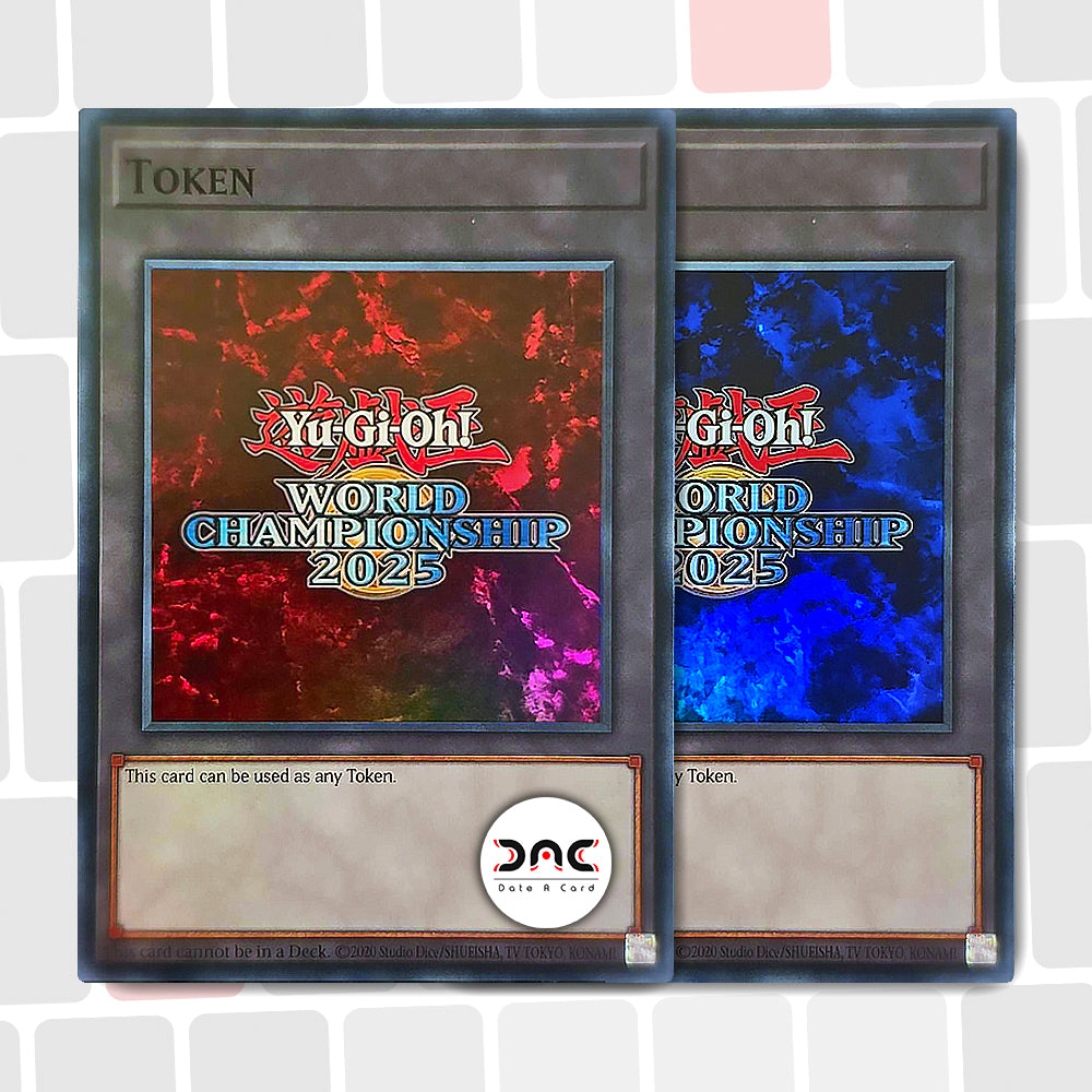 Bundle Jeton Championnats du monde Yu-Gi-Oh! 2025 - Bleu + Rouge