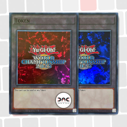 Bundle Jeton Championnats du monde Yu-Gi-Oh! 2025 - Bleu + Rouge