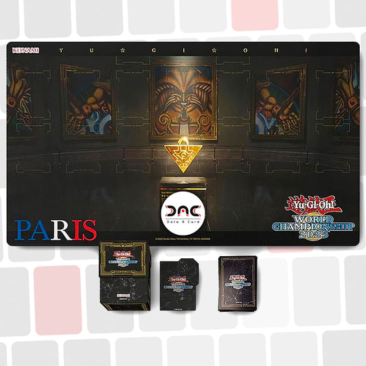 WCS 2025 Paris - Duel set Exodia - Tapis de jeu Yu-Gi-Oh! - Protège cartes - Deckbox