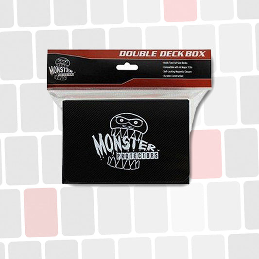 Double Deckbox Monster Noire - Fermeture Magnétique