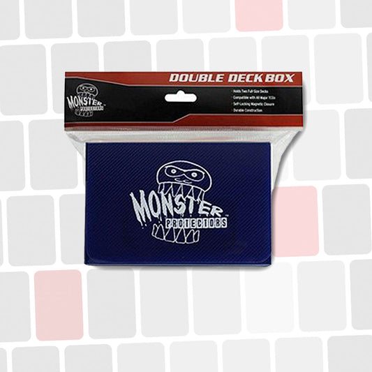 Double Deckbox Monster Bleue - Fermeture Magnétique