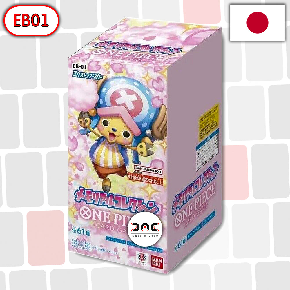 One Piece - Display de 24 Boosters - Japonais - Extra Booster Memorial - EB01