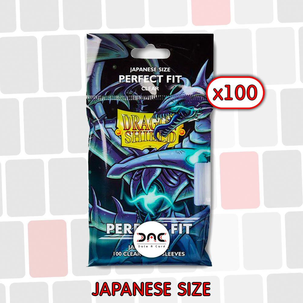 Dragon Shield - Perfect Fit Japanese - Transparent - Paquet de 100