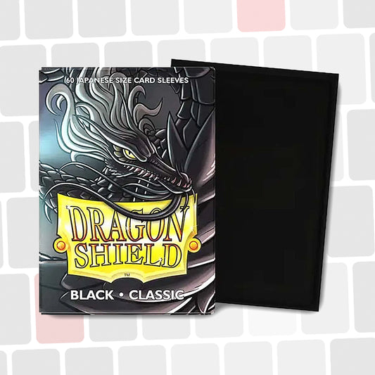 Dragon Shield - Black Mini Classique - Paquet de 60