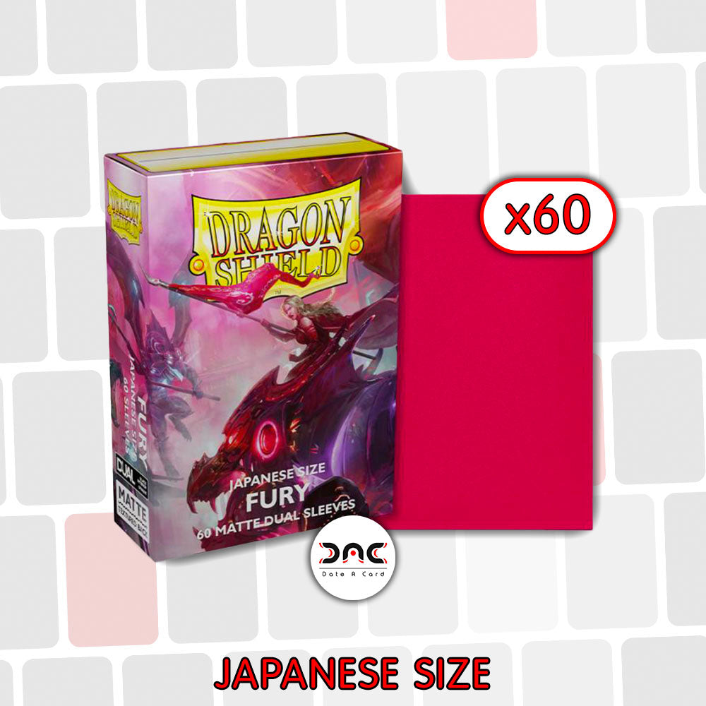 Dragon Shield - Japanese Dual Mat - Fury - Paquet de 60