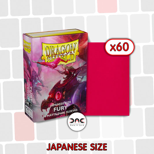 Dragon Shield - Japanese Dual Mat - Fury - Paquet de 60