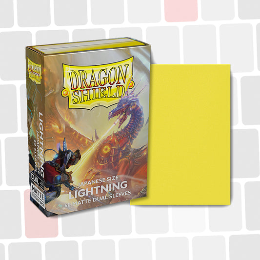 Dragon Shield - Lightning Mini Dual Mat - Paquet de 60