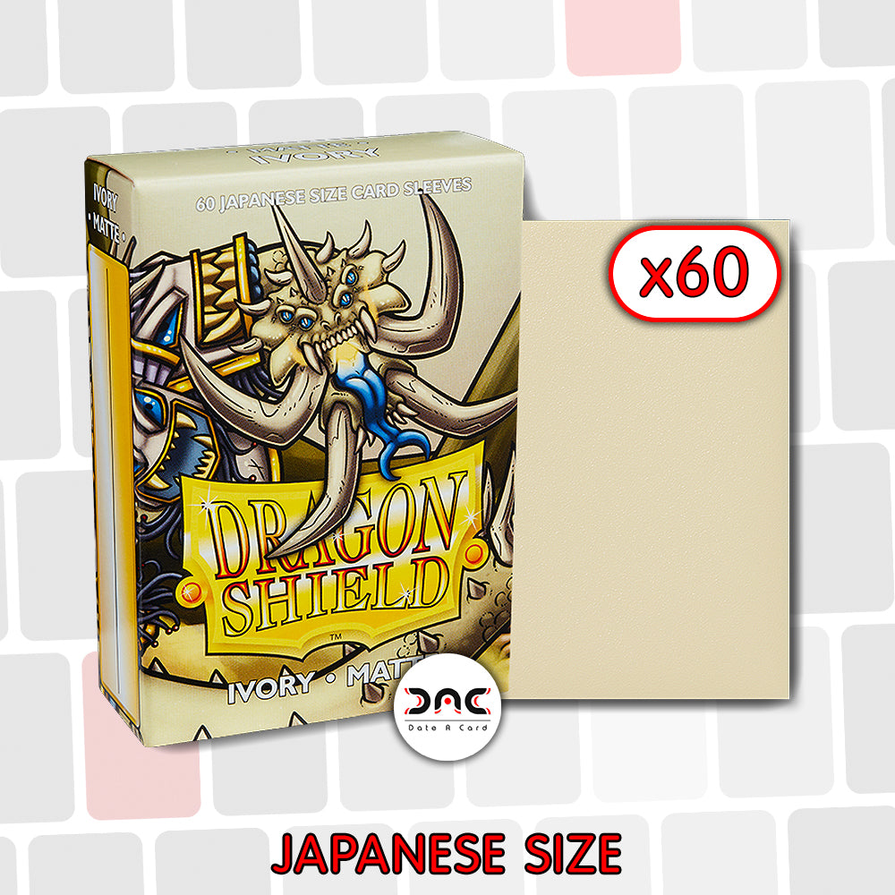Dragon Shield - Japanese Mat - Ivory - Paquet de 60