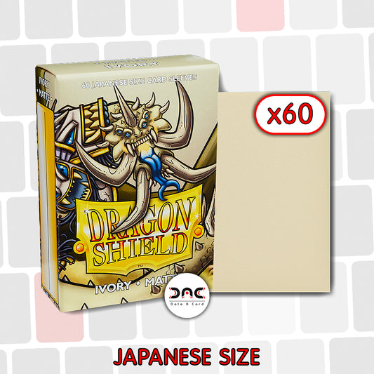 Dragon Shield - Japanese Mat - Ivory - Paquet de 60