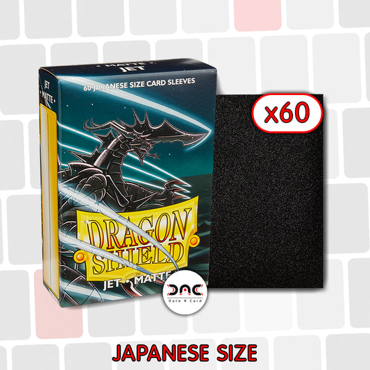Dragon Shield - Japanese Mat - Jet - Paquet de 60