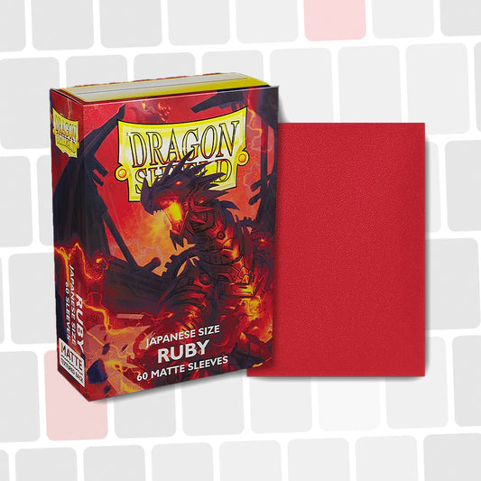 Dragon Shield - Ruby Mini Mat - Paquet de 60