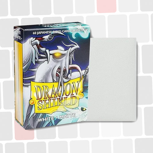Dragon Shield - White Mini Mat - Paquet de 60